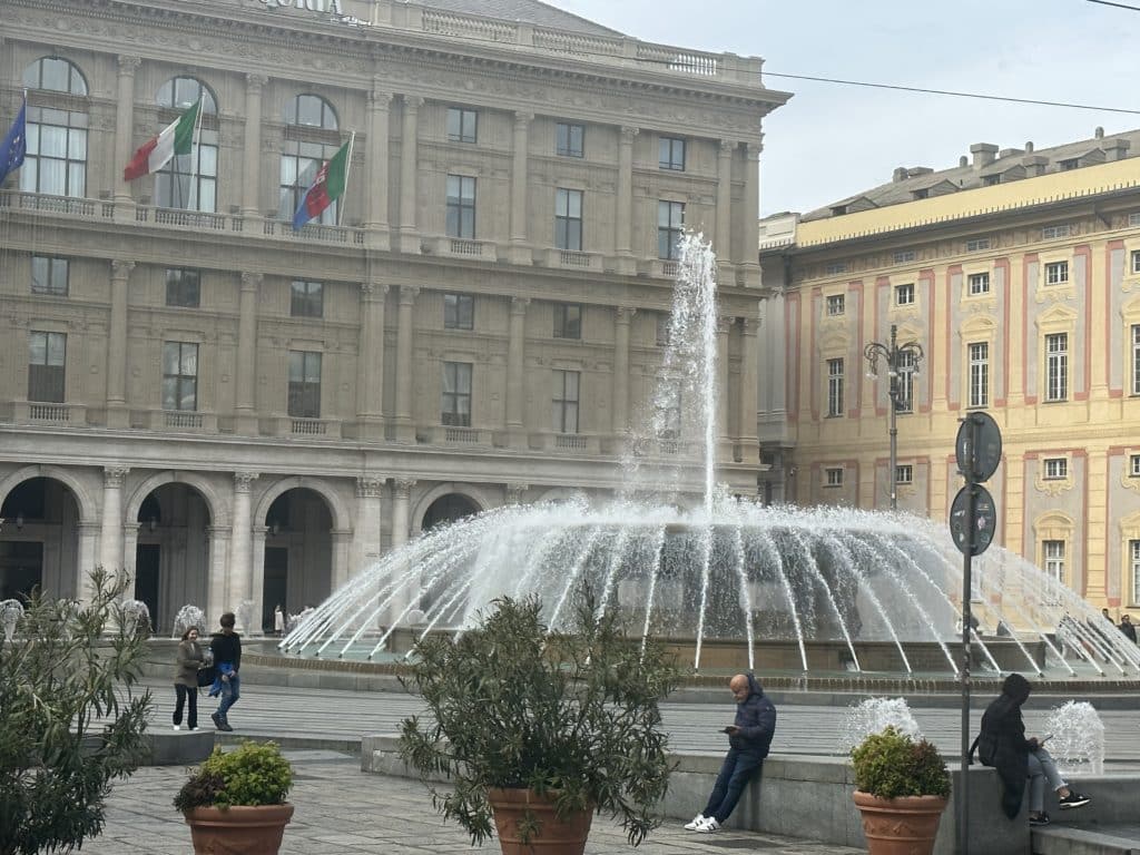 Genoa Italy Piazza De Ferrari