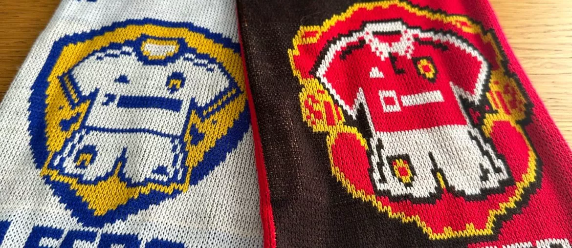 Leeds United v Manchester United Scarf